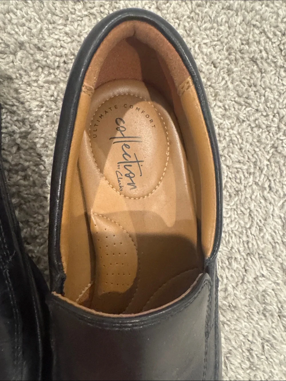 Dexter Black Leather Slip-On Dress Loafers